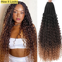 Load image into Gallery viewer, Influencer-style Bohemian Crochet braids