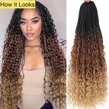 Load image into Gallery viewer, Influencer-style Bohemian Crochet braids