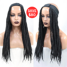 Load image into Gallery viewer, Secret Headband Box Braids Wig for Black Women