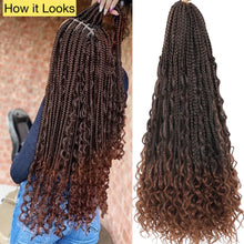 Load image into Gallery viewer, Influencer-style Bohemian Crochet braids