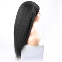 Load image into Gallery viewer, Long Kinky Straight Headband Wig For Black Women