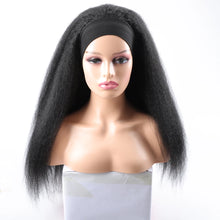 Load image into Gallery viewer, Long Kinky Straight Headband Wig For Black Women