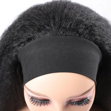 Load image into Gallery viewer, Long Kinky Straight Headband Wig For Black Women