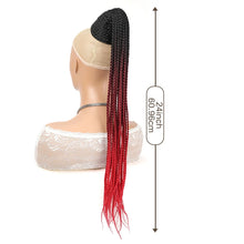 Load image into Gallery viewer, Secret Braided Drawstring Ponytail Extension for Black Women