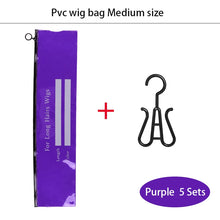 Load image into Gallery viewer, 5 - Sets Celebrity Secret Waterproof Wig Storage Bag + Hanger