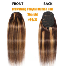 Load image into Gallery viewer, 100% 12A Brazilian Remy Human Hair Drawstring Ponytail