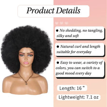 Load image into Gallery viewer, Gluless Afro Curly Wig for Black Women
