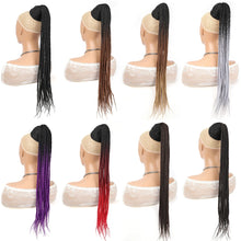 Load image into Gallery viewer, Secret Braided Drawstring Ponytail Extension for Black Women