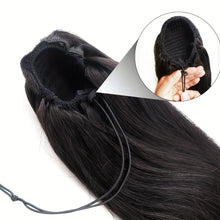 Load image into Gallery viewer, 100% 12A Brazilian Remy Human Hair Drawstring Ponytail