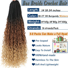 Load image into Gallery viewer, Influencer-style Bohemian Crochet braids