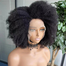 Load image into Gallery viewer, Realistic Afro Kinky Human Hair Lace Front Wig with Natural Hairline