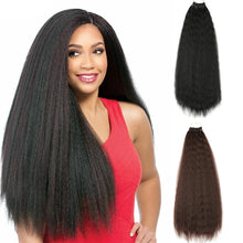 Load image into Gallery viewer, Undetectable Pre-Looped Yaki Crochet Hair Extension