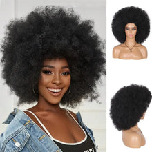 Load image into Gallery viewer, Gluless Afro Curly Wig for Black Women