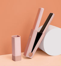 Load image into Gallery viewer, Cordless Portable Hair Straightener plus Curler