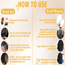 Load image into Gallery viewer, Edges Loc Gel Or Braid Mousse