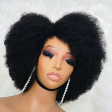 Load image into Gallery viewer, Realistic Afro Kinky Human Hair Lace Front Wig with Natural Hairline