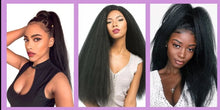 Load image into Gallery viewer, Undetectable Pre-Looped Yaki Crochet Hair Extension
