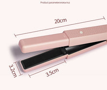 Load image into Gallery viewer, Cordless Portable Hair Straightener plus Curler