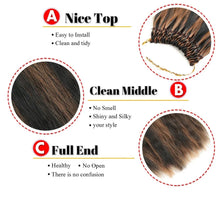 Load image into Gallery viewer, Undetectable Pre-Looped Yaki Crochet Hair Extension