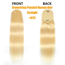 Load image into Gallery viewer, 100% 12A Brazilian Remy Human Hair Drawstring Ponytail