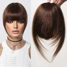 Load image into Gallery viewer, Rihanna Style Thick 100% Human Hair French Bangs for Stylish Ladies