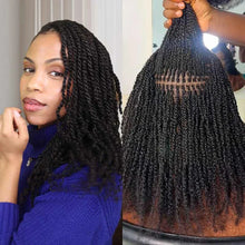 Load image into Gallery viewer, Trending Human Hair Afro Kinky Bulk Extension