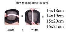 Load image into Gallery viewer, Realistic Human Hair Men's Wig Toupee