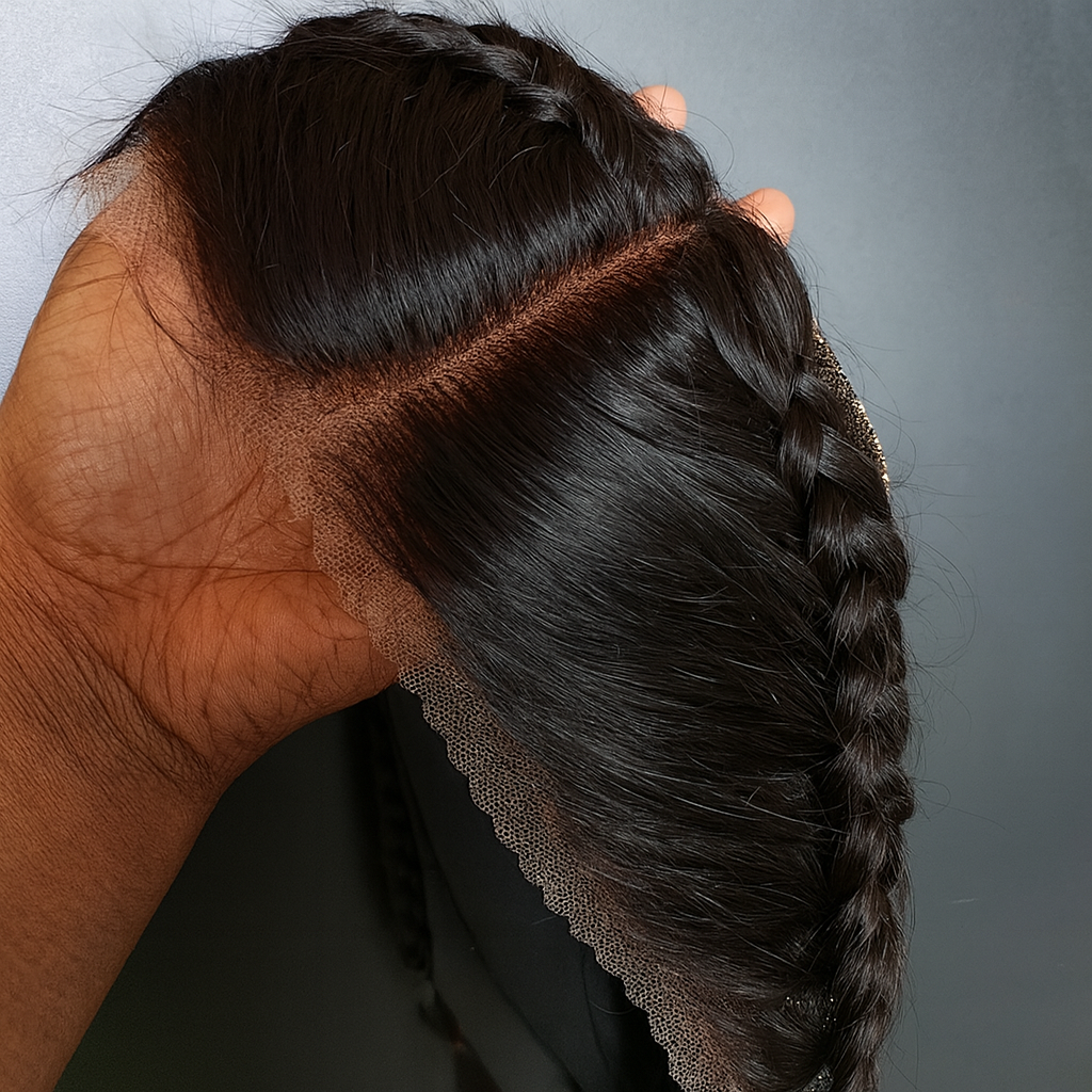 Viral Human Hair Hairline Frontal Wig