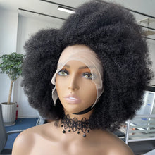 Load image into Gallery viewer, Realistic Afro Kinky Human Hair Lace Front Wig with Natural Hairline
