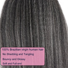 Load image into Gallery viewer, Straight Grey Brazilian Human Crochet Braiding Hair
