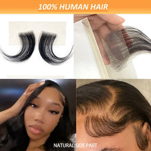 Load image into Gallery viewer, 100% Human Hair Handmade Lace Edges - Natural Hairline Look
